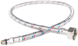 Ferro flexibilis bekötőcső vízre 1/2" x M10 rövid véggel 40 cm (FE-WBS81)