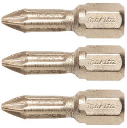 Makita gyémánt-zafír bevonatú bit PZ2 25mm 3db (P-38641) (P-38641)