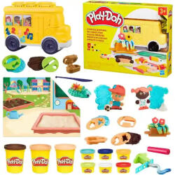 Hasbro Play-Doh iskolai kalandok gyurmakészlet, iskolabusz (F9140) - morzsajatekbolt