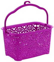 MEGAPLAST Mega Plast MONAKO csipesztartó kosár, 13×23, 5×15, 5 cm, ibolya (MAT27556)