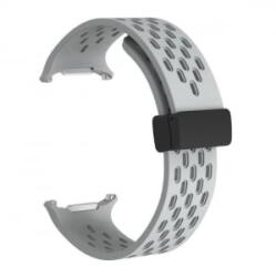Cellect Samsung Galaxy Watch Ultra 24mm lyukacsos szilikon óraszíj világosszürke (CEL-STRAPPWATCH7U-GY) (CEL-STRAPPWATCH7U-GY)