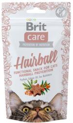 Brit Care Cat Snack Hairball recompense pentru pisici, previn formarea ghemotoacelor de par 50 g
