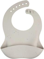 Canpol Силиконов лигавник с джоб Canpol - Dots, сив (51/029_grey) - ozone