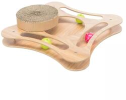 TRIXIE Kaparótábla Játékkal Fa 35x4x35cm (48021)