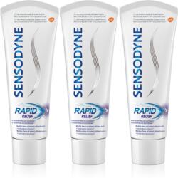 Sensodyne Rapid Cool Mint fluoridos fogkrém érzékeny fogakra 3x75 ml