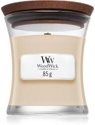 WoodWick White Honey Miel Blanc ароматна свещ с дървен фитил 85 гр