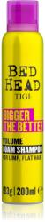 TIGI Bed Head Bigger the Better habsampon a hajtérfogat növelésére 200 ml