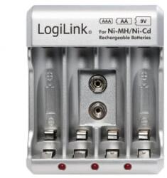LogiLink akkumulátor töltő szürke (PA0168) (PA0168)
