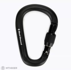 Black Diamond Fekete Diamond PEARLOCK SCREWGATE karabiner, fekete