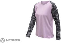 Sensor MERINO BLEND IMPRESS női póló, misztikus ibolya/zebra (XL)