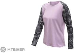 Sensor MERINO BLEND IMPRESS női póló, misztikus ibolya/zebra (S)