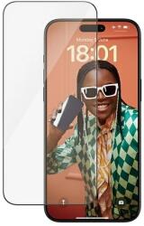 Panzer Ultra-Széles Illeszkedés Edzett Üvegfólia iPhone 15 Pro Max-hoz