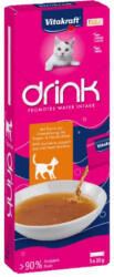 Vitakraft Drink chicken flavor+taurine - jutalomfalat (csirke, taurin) macskák részére (5x30g)