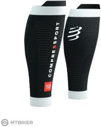 Compressport R2 3.0 lábszármelegítő, fekete/fehér (T4)