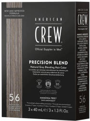 American Crew Precision Blend hajszínező 5-6 közepes hamvas 3 x 40 ml