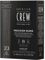 American Crew Precision Blend hajszínező 2-3 sötét 3 x 40 ml