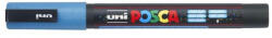 uni Dekormarker, 0, 9-1, 3 mm, UNIPosca PC-3ML, fényes világoskék (TUPC3MFVK) (285338000)