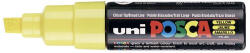 uni Dekormarker, 8 mm, vágott, UNI Posca PC-8K, sárga (TUPC8KS) (300434000)