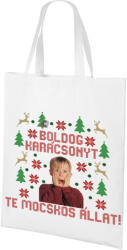 Deconline Crafts Karácsonyi ajándéktáska "Reszkessetek betörők csúnya pulcsi mintás" 40x38 HD (DO129216-SHOPPING-BAG-40x38)