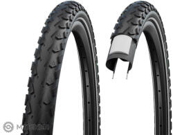 Schwalbe Land Cruiser Plus 28x1, 75 PunctureGuard Reflex gumiabroncs, drót, zöld