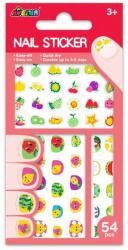 AVENIR Stickere pentru unghii fosforescente - Fructe (NA198175) - ookee