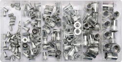Yato Set nituri Aluminiu, YT-36460, M3-M10, 150 bucati (YT-36460) - 24mag