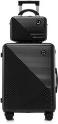 Quasar & Co Quasar & Co. Utazó Koffer Szett - 40L, Fekete