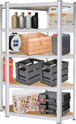 Springos fém Ipari sarokpolc MDF lapokkal 180x90x40cm - 875kg teherbírás (HA5214)