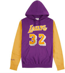 Mitchell & Ness los angeles lakers magic johnson mens name & number pullover hoo pulóver férfi lila/sárga xl (FNNP3417-LAL85EJHPRGD-XL)