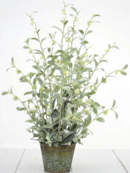  Dekoratív Mesterséges Levendula - Fém Cserépben - 75 cm (EWA29096)
