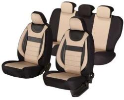  Univerzális Autós Üléshuzat - Bézs-Fekete - 5 Üléses