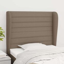vidaXL tópszínű szövet fejtámla szárnyakkal 83 x 23 x 118/128 cm (3118074)