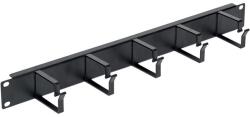 Legrand vízszintes rendezők - 2U, 19", gyűrűs, acél, csavaros rögzítés, vízszintes irányú EHPM2UM (EHPM2UM)
