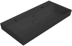 CeraStyle SHARP Dupla Mosdókagyló - 100x48 cm - Matt Antracit (VB012A32D053Y)