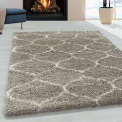 Elegáns Bézs Szőnyeg - Modern Geometrikus Minta - 240x340 cm (SALSA2403403201BEIGE)