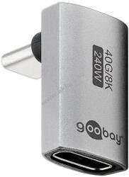 Goobay USB-C adapter függőleges 90° - A készlet erejéig!