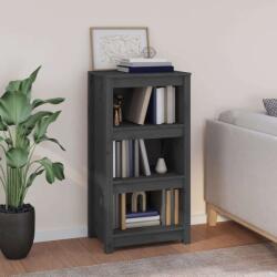 vidaXL szürke tömör fenyőfa könyvszekrény 50 x 35 x 97 cm (821706) - pepita