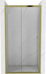 Mexen Apia Csúszó Zuhanyajtó - 125 cm, Arany (5907709147683)
