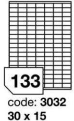 RayFilm Etikett - Piros - 30x15 mm - 133000 db