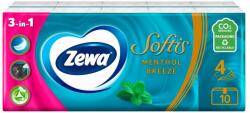 Zewa Softis 4 rétegű Papír zsebkendő - Menthol Breeze 10x9db (53524)