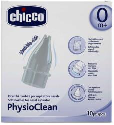 Chicco PhysioClean manuális szívósíphoz alkatrész - 10 db csecsemő orrtisztítás (BCCH0049820)