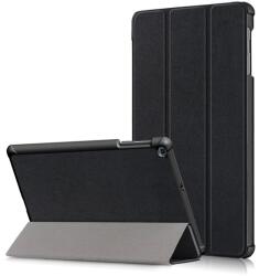 Gigapack Samsung Tab A 10.1 LTE (2019) GIGAPACK Tok álló, bőr hatású FLIP, asztali tartó, FEKETE GP-87892 (GP-87892)