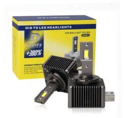 D1S LED Izzókészlet - 2 db - Canbus - 6000K