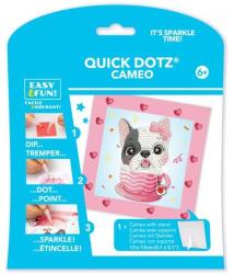 Diamond Dotz Diamond Dotz: QuickDotz képkészítő készlet, 13 x 13 cm - Lovely kutya (DTZ5.010) - jatekbolt