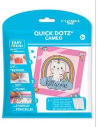 Diamond Dotz Diamond Dotz: QuickDotz képkészítő készlet, 13 x 13 cm - Kitty cica (DTZ5.016) - jatekbolt