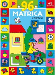 Napraforgó Könyvkiadó 96 matrica a városról matricázó füzet (5999564963287) - jatekbolt