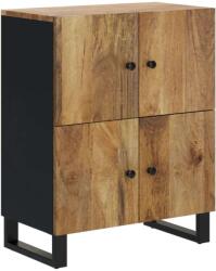 vidaXL Mangófa Tálalószekrény - 4 Ajtó - 60x33x75 cm (352920)