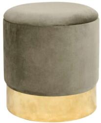 AKORD - Bársony Ülőke - Tárolóval - Bézs - 39x40cm