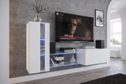 Venezia Concept - Nappali Falra Szerelhető Szekrény - 216x91 cm (C45N-M-W-4-1B)