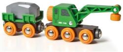 BRIO Вагон + кран (33698)